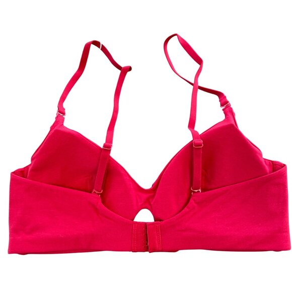 Neiwai Pure Comfort Soft Modal Triangle Bra 1.0 Red Sz 32A - Picture 2 of 7